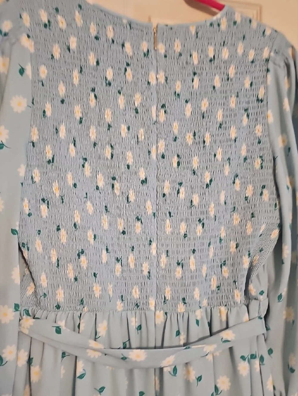 Kate Spade ight Blue Daisy Print Midi Dress